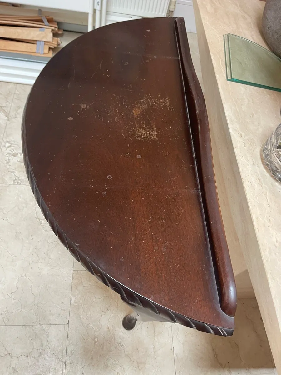 Classic Vintage Wooden Console Table - Hall Table - Image 2