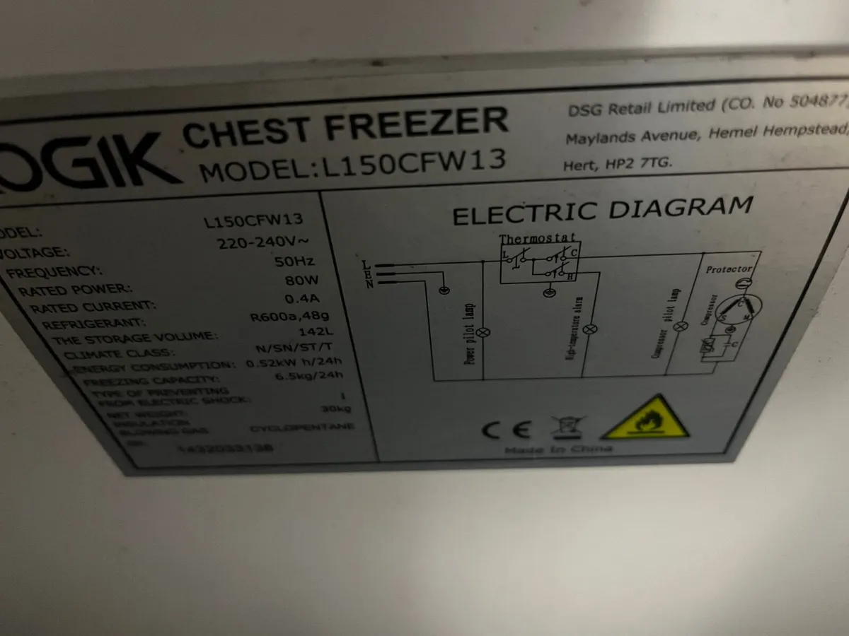 Chest freezer - Image 1