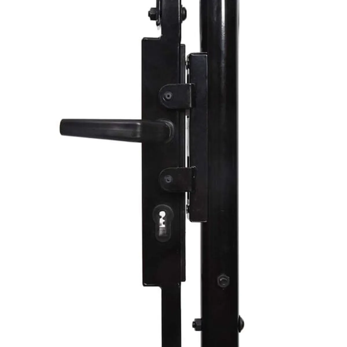 Garden Fence Gate "ASSEN" with Arched Top Steel 1, - Image 2