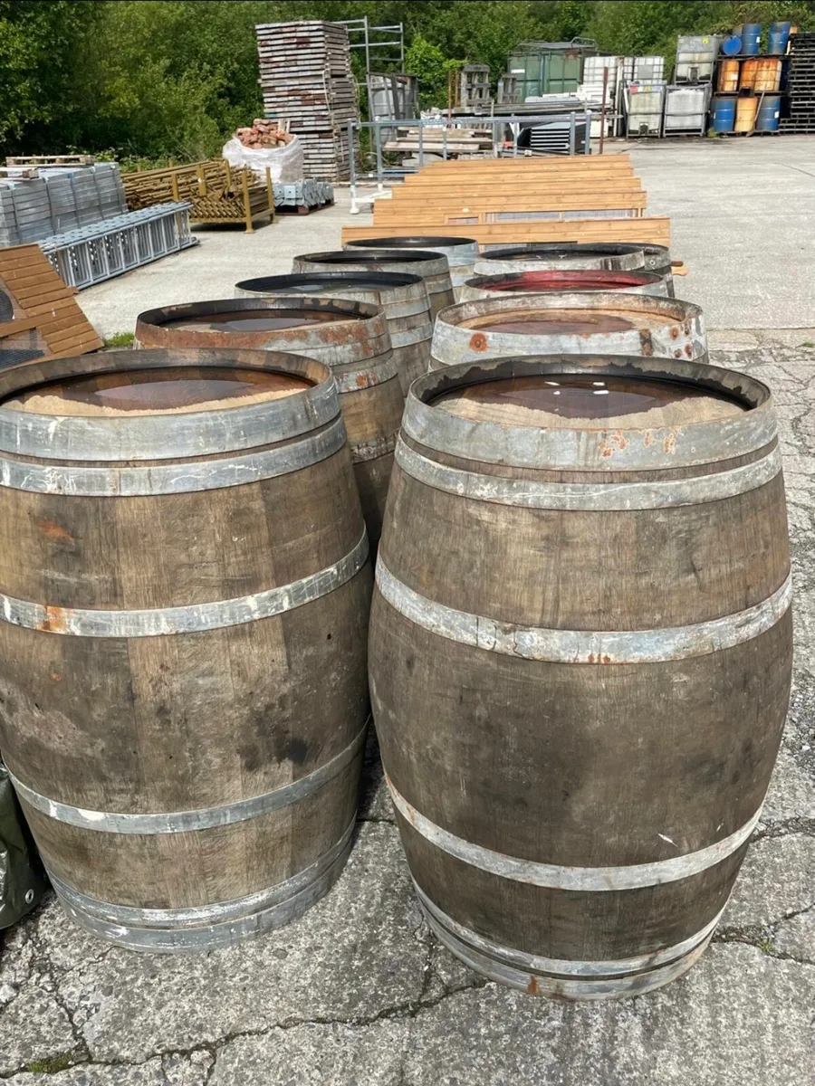 Solid Oak Whiskey Barrels - Image 4