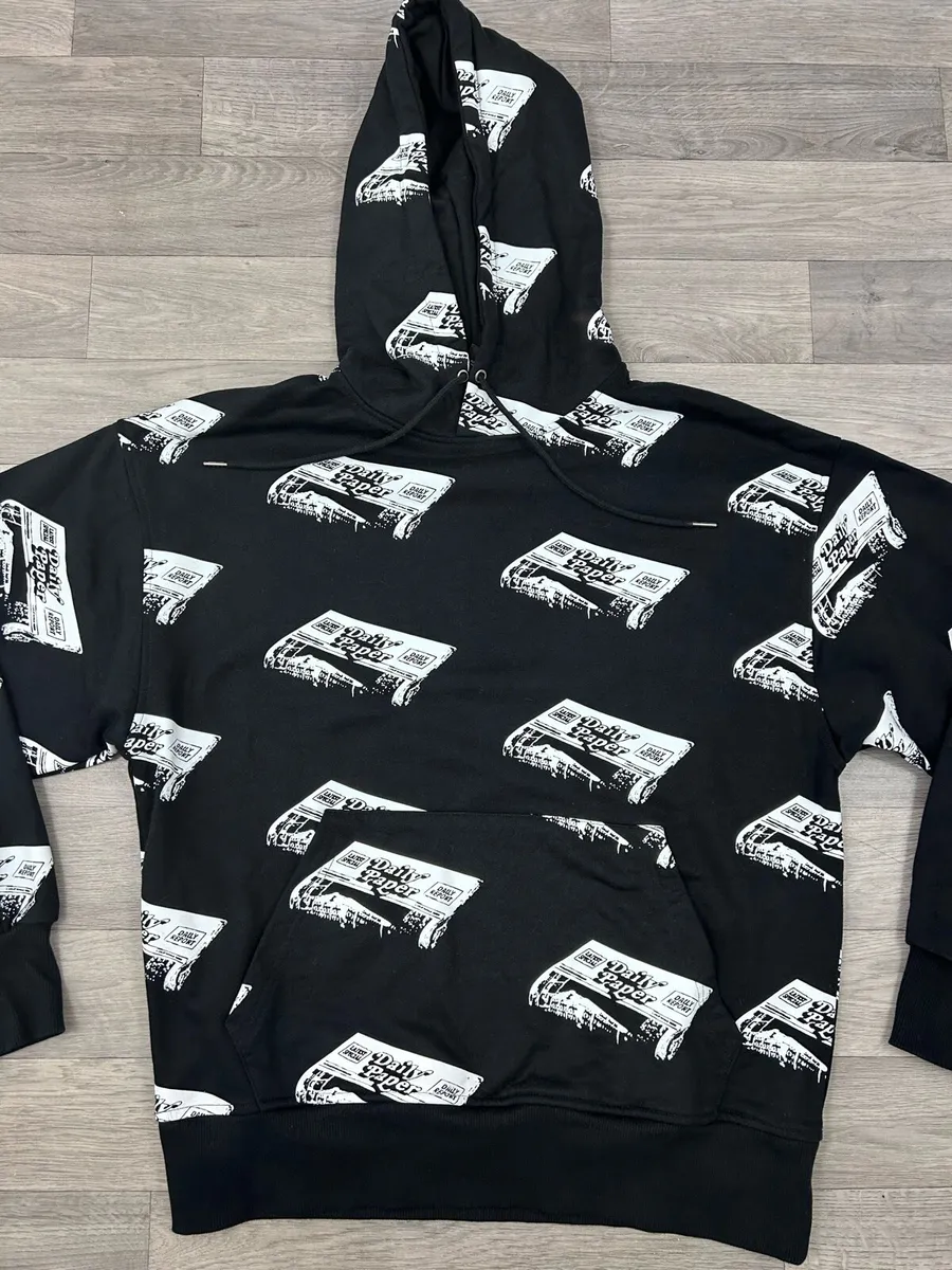 Daily Paper All Over Print Hoodie Mens Large - Image 2