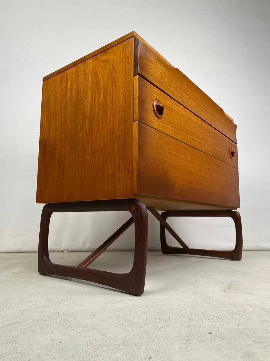 Mid Century Teak Chest of Drawers - Image 4