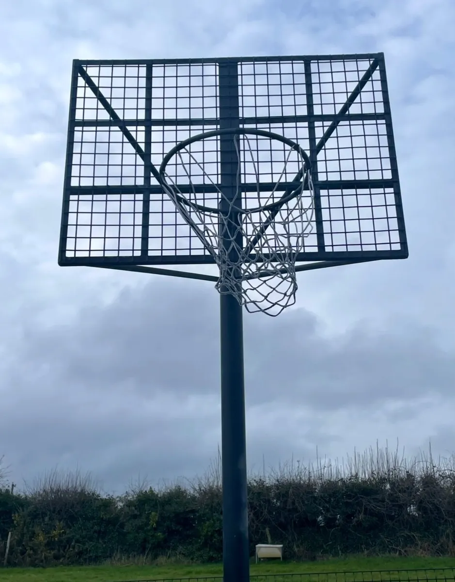 Basketball Ring and Backboard outdoors - Image 2
