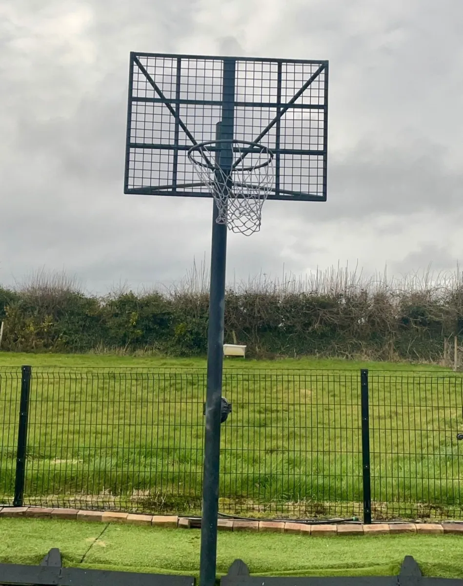 Basketball Ring and Backboard outdoors - Image 3
