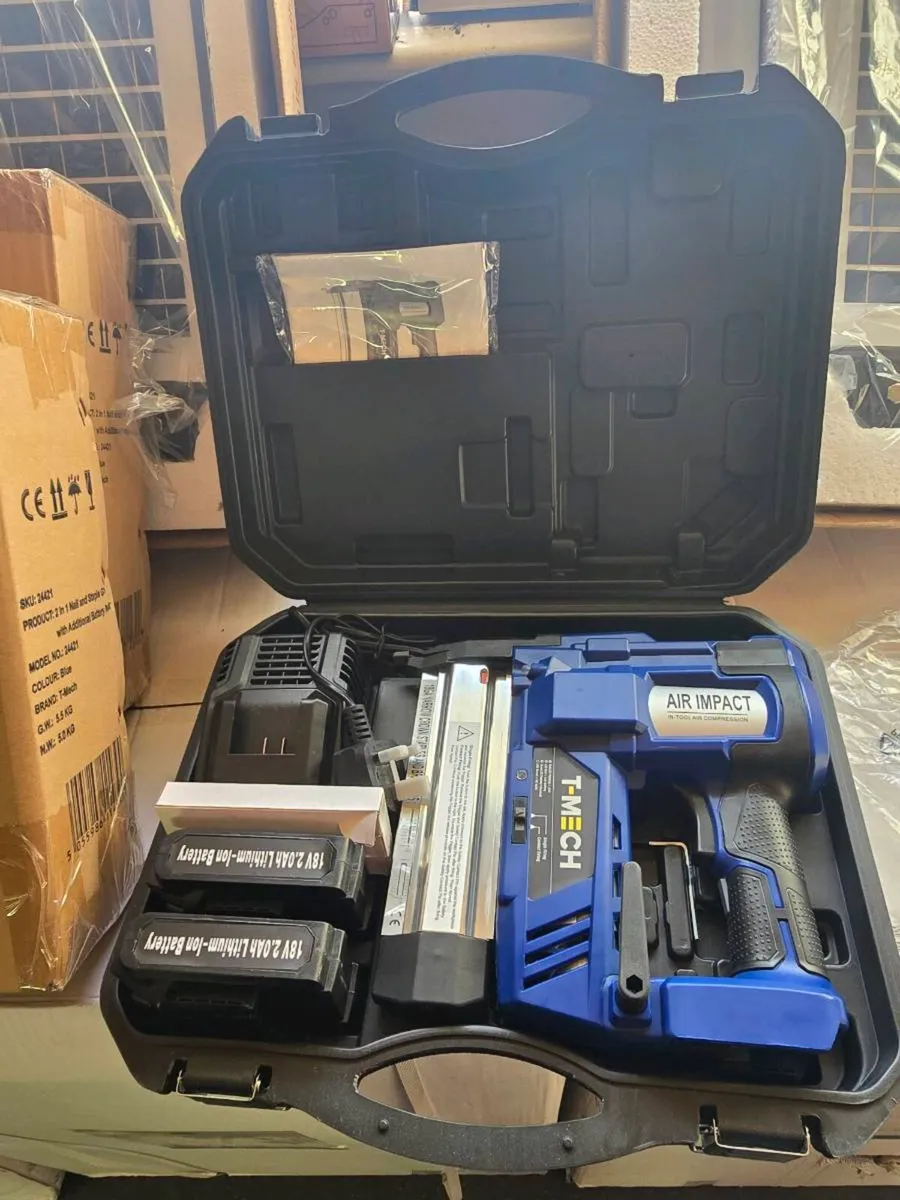 T-MECH 18V Cordless Nail Gun & Staple Gun - Image 1
