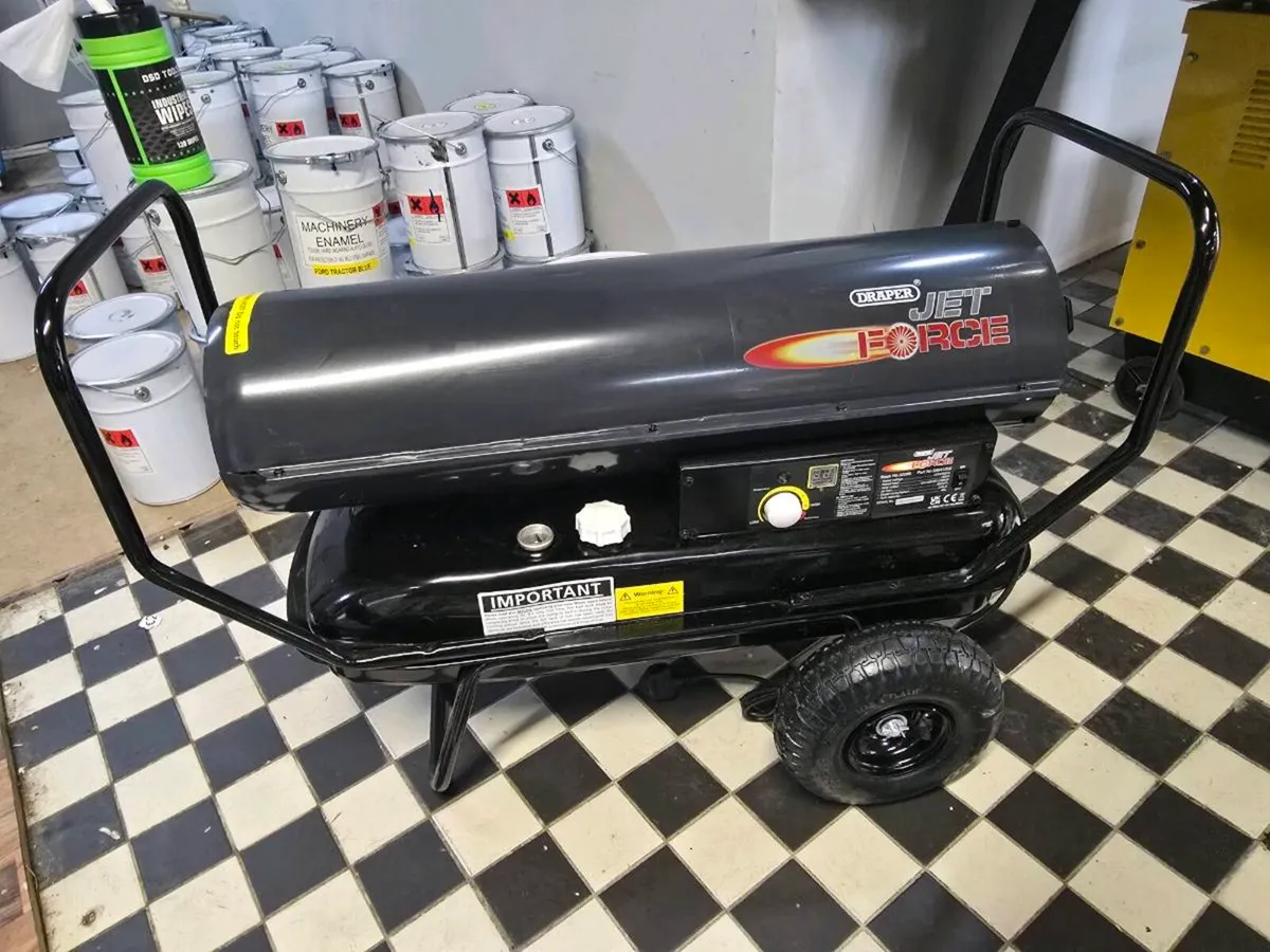 Draper Jet Force 36kW Diesel Space Heater - Image 1