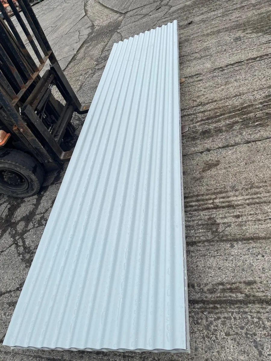 12ft Corrugated Roofing Sheets – Light Grey - Image 2