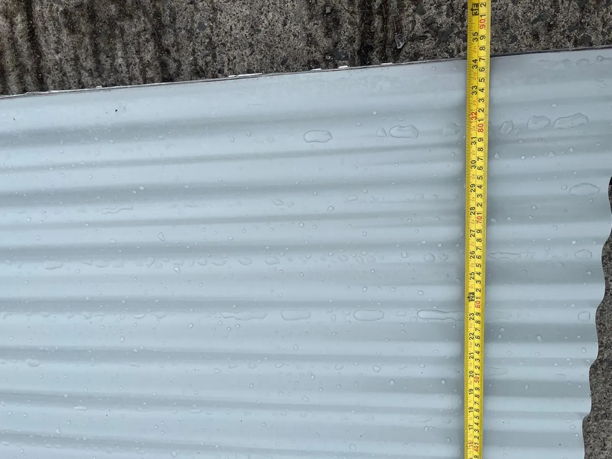 12ft Corrugated Roofing Sheets – Light Grey - Image 3