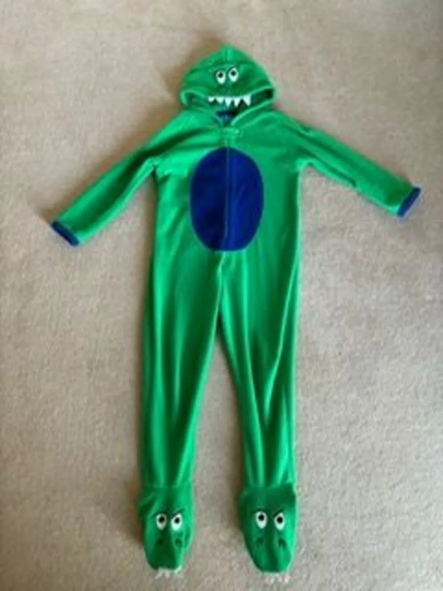 Dinosaur Kids Onesie Costume age 5 - Image 1