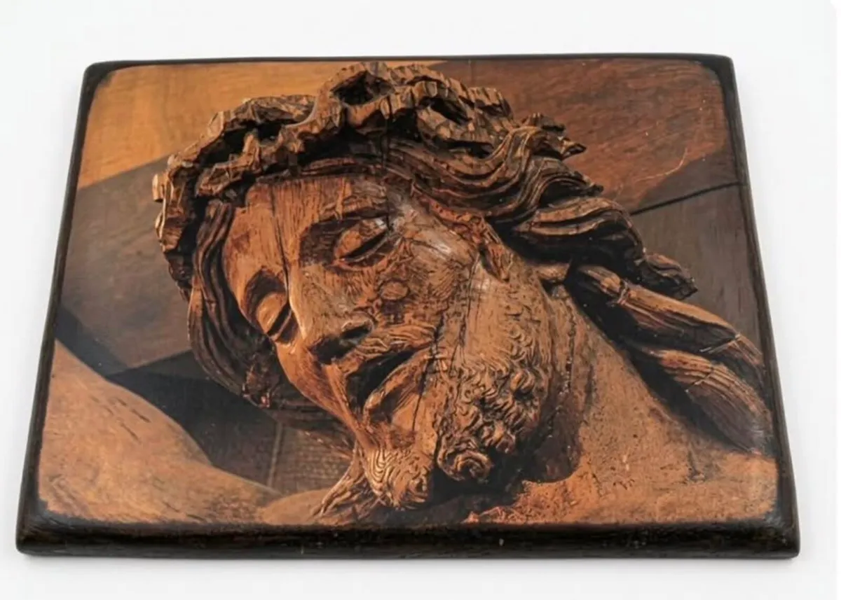 1960s Vintage religious plaque - Image 2