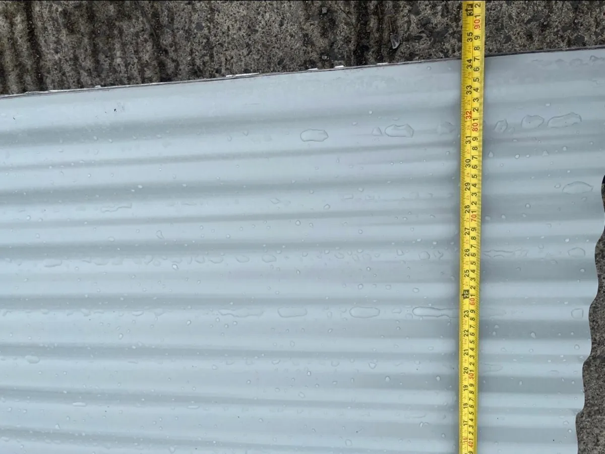 12ft Corrugated Roofing Sheets – Light Grey - Image 3