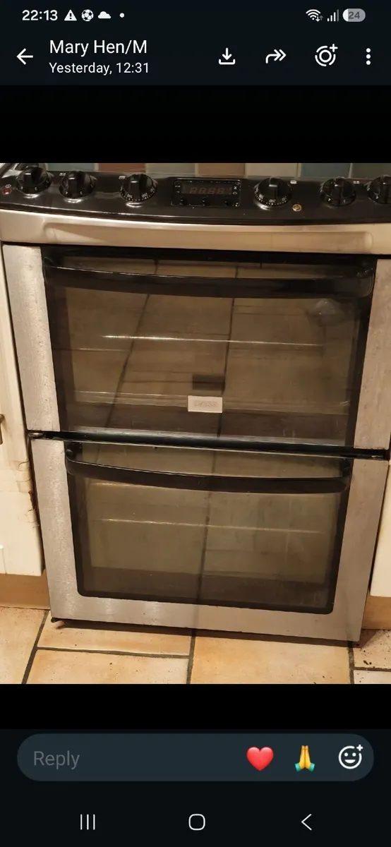 Zanussi Double Oven Cooker - Image 1