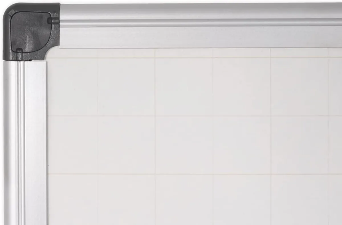 Maya Gridded Magnetic Aluminium Framed Whiteboard - Image 3