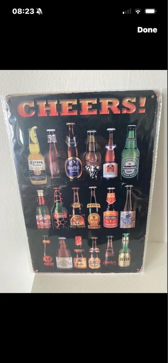 Metal Bar Sign - Image 1