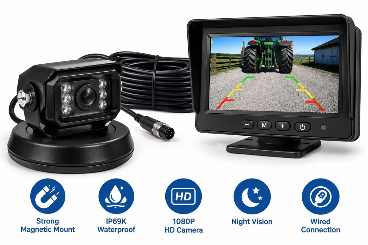 Wired Reversing Camera Kit – 7″ AHD 1080P - Image 1