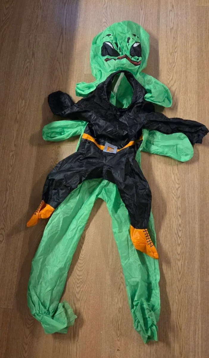 Inflatable Alien Kids Costume - Image 1
