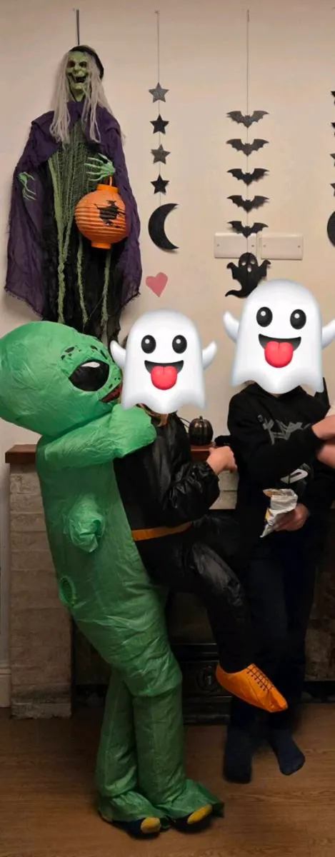 Inflatable Alien Kids Costume - Image 2