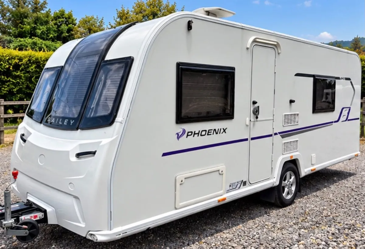 2019 bailey phonix 642 fixed single beds - Image 1