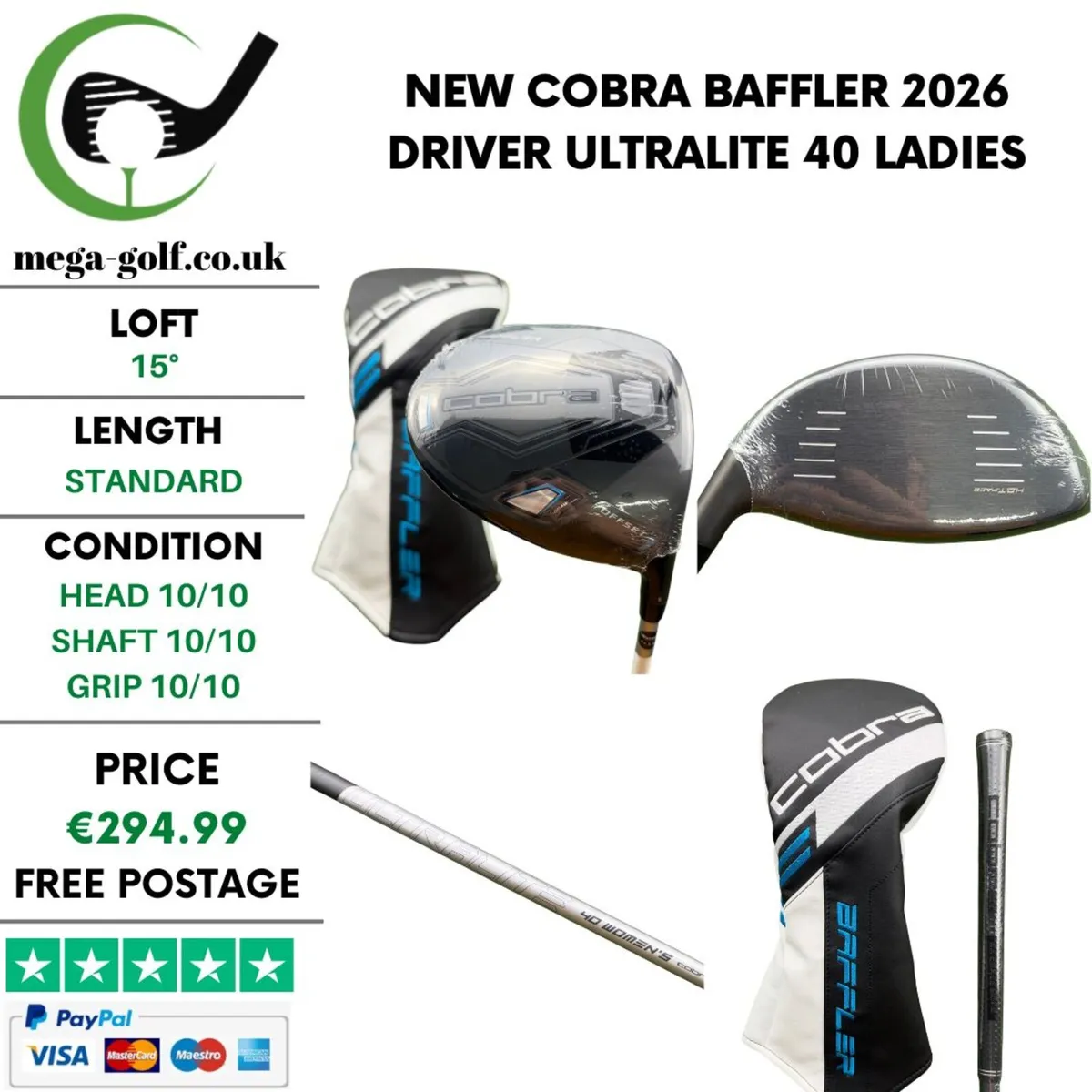 New Cobra Baffler 2026 Driver / 15° / Ladies - Image 1