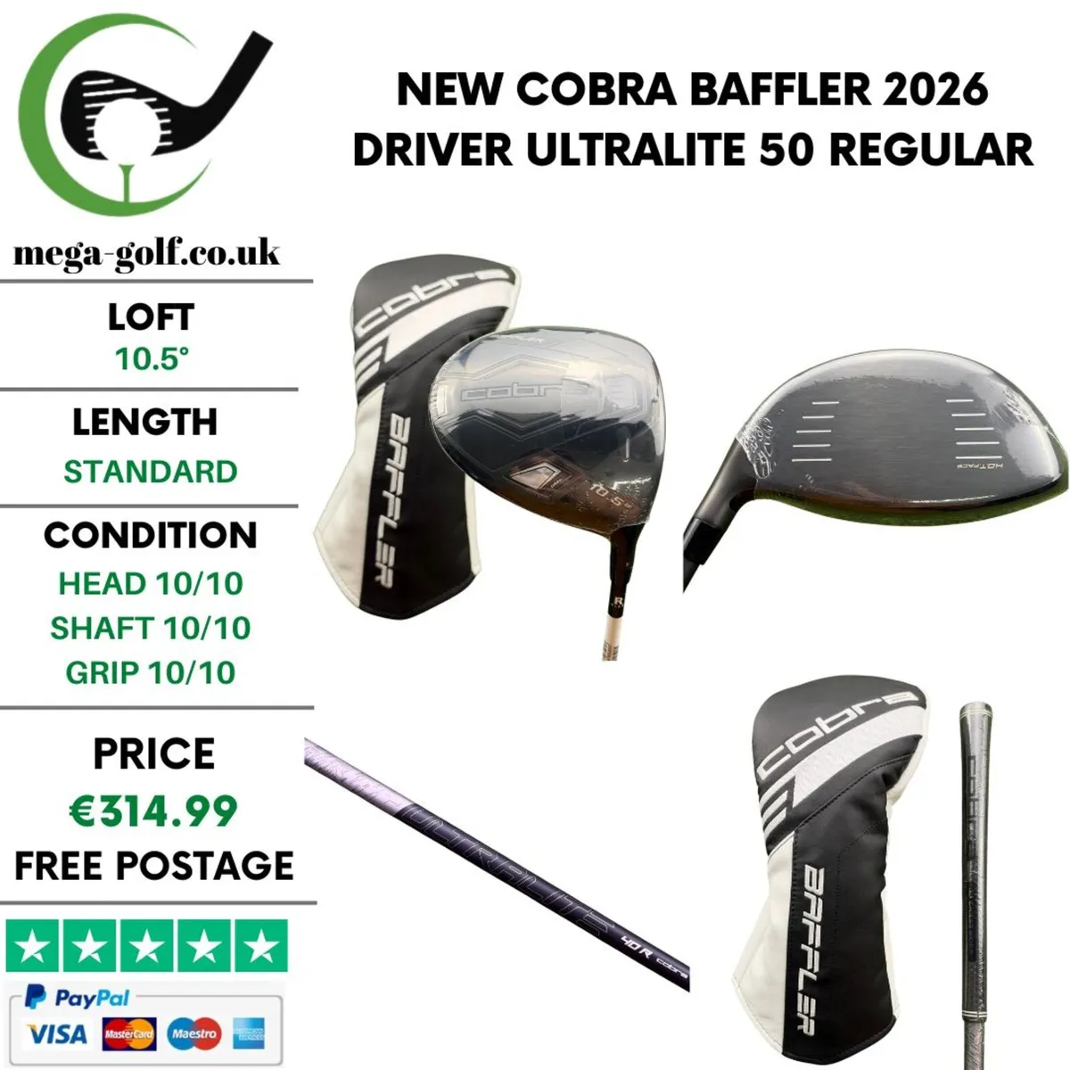New Cobra Baffler 2026 Driver / 10.5° / Regular - Image 1