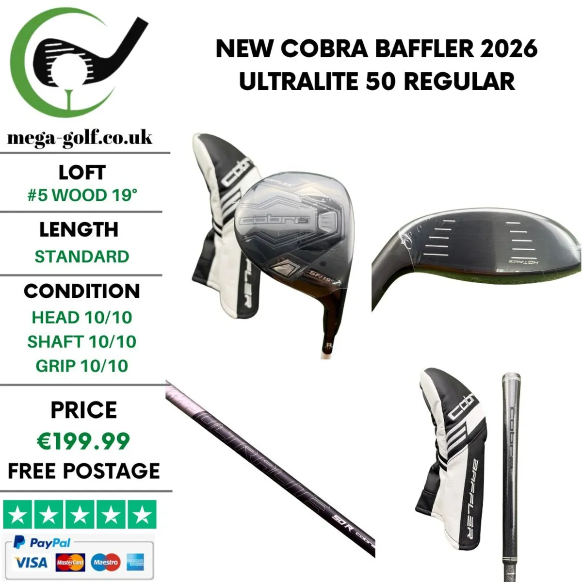 New Cobra Baffler 2026 #5 Wood 19° / Regular - Image 1