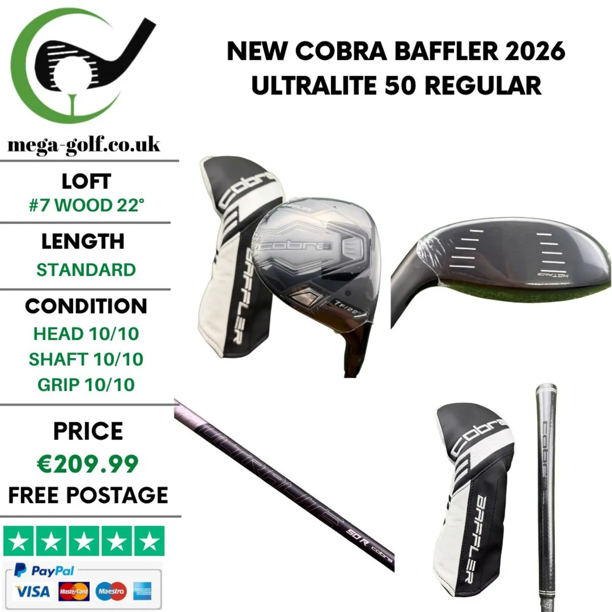 New Cobra Baffler 2026 #7 Wood 22° / Regular - Image 1
