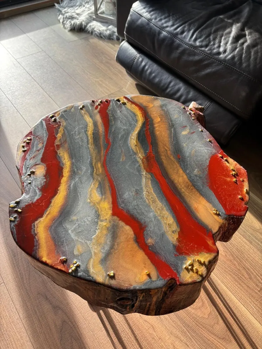 Epoxy wood coffe table - Image 3