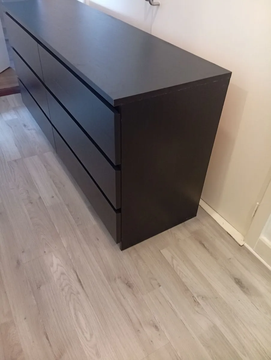Malm Quality Roomy 6 chest of drawers - Image 3