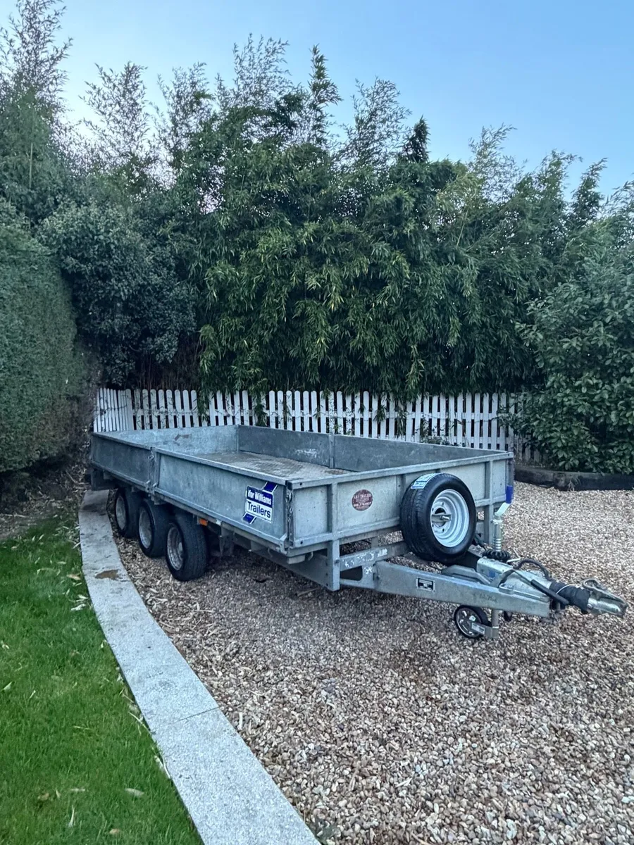 14x6,6 Ifor Williams Tri axle Dropside trailer - Image 2