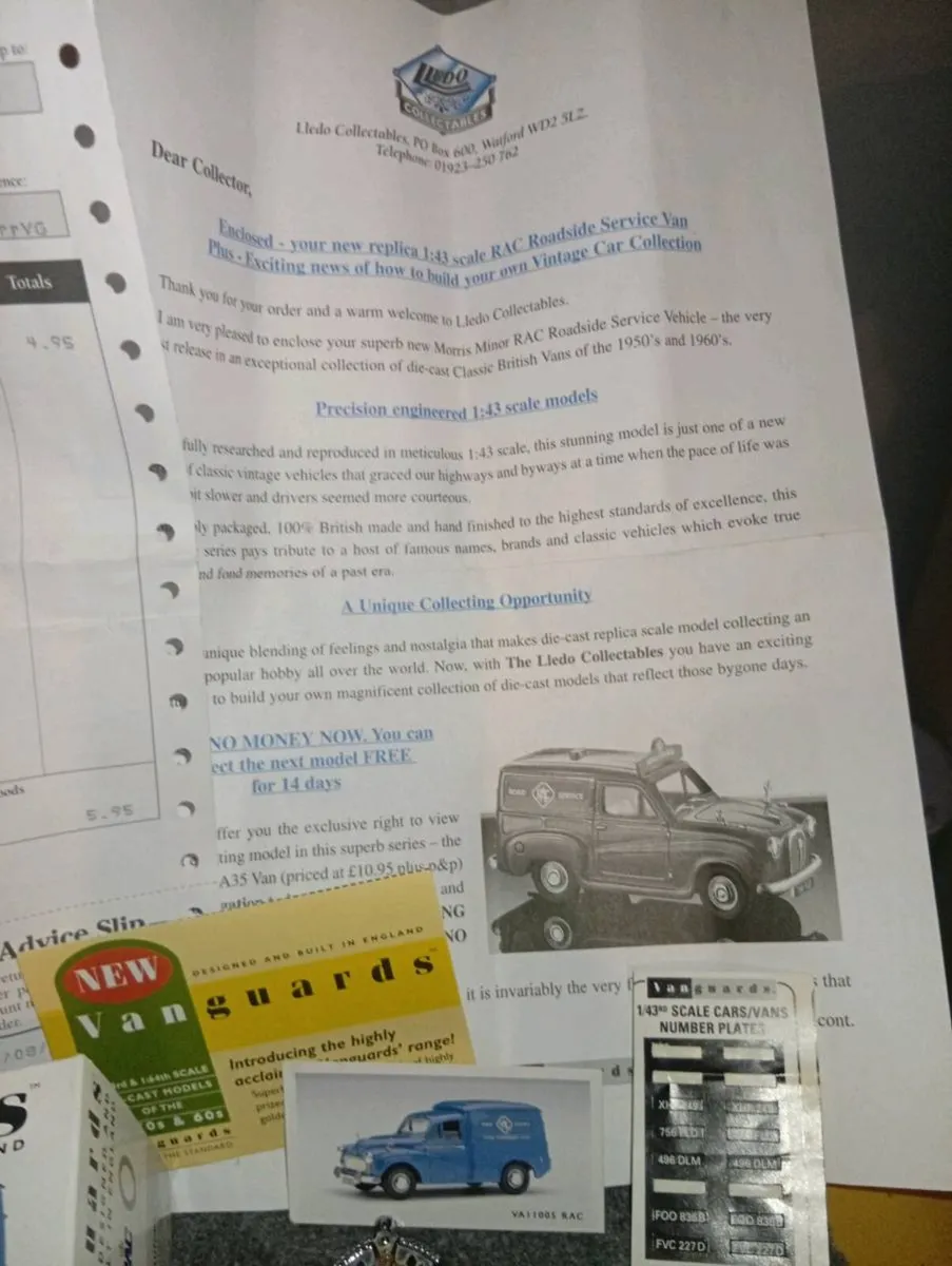 RARE ...RAC .. BADGE..PLUS DIECAST MODEL - Image 4