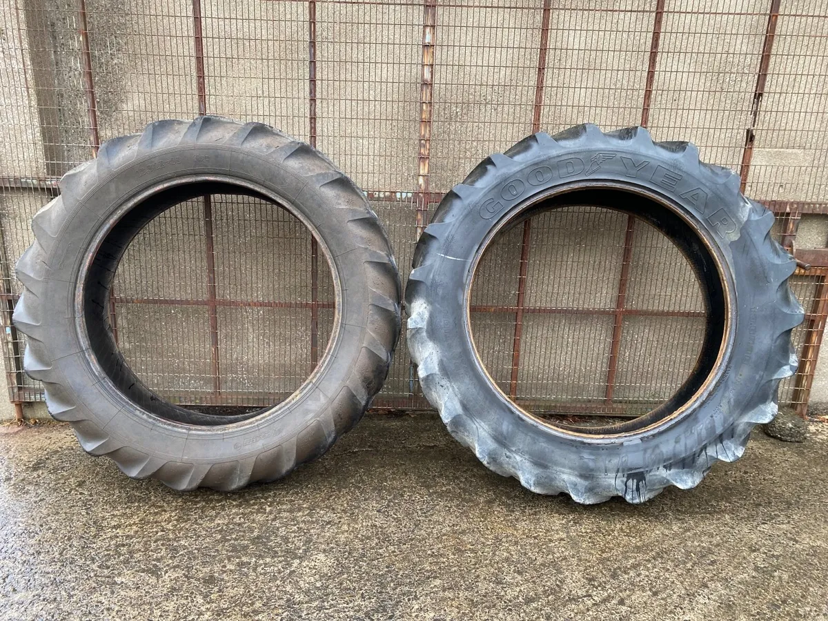 13.6/38 (340/85/38) TRACTOR TYRES FIT FORD MF ETC - Image 3