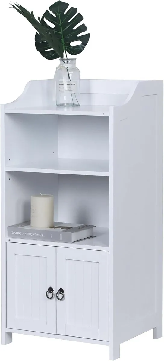 Bathroom Cabinet Hxwxd: 86x40.5x36CM 4 Shelves - Image 1