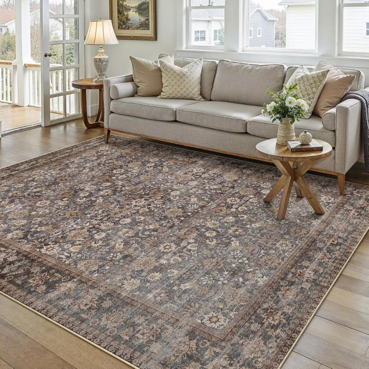 Vintage Rugs Living Room 160x230CM Washable Area - Image 1