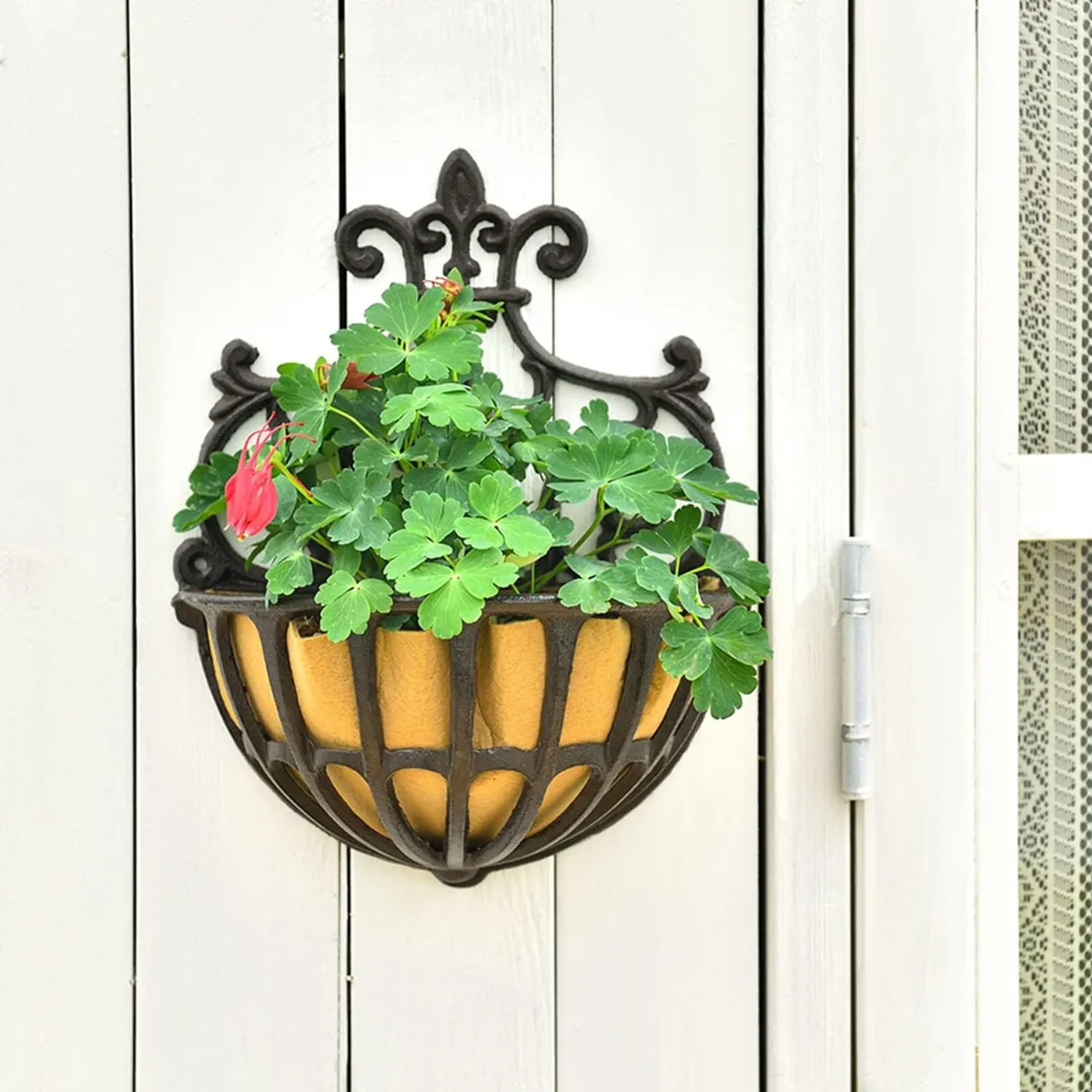 Wall Hanging Planter Basket with Fabric (2 Pack) - Image 4