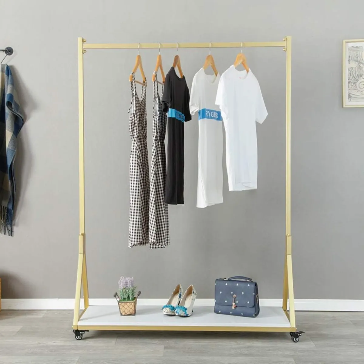 Modern Simple Heavy Duty Metal Rolling Garment - Image 1
