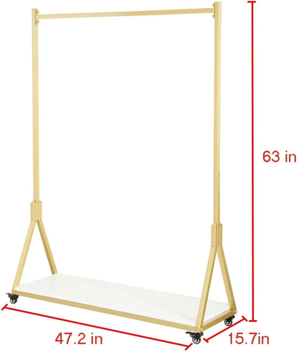 Modern Simple Heavy Duty Metal Rolling Garment - Image 2