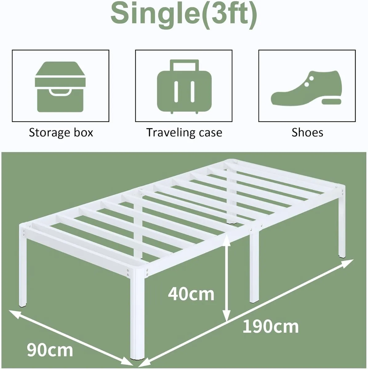 Bed Frames 41CM High with Rounded Corner - Image 2