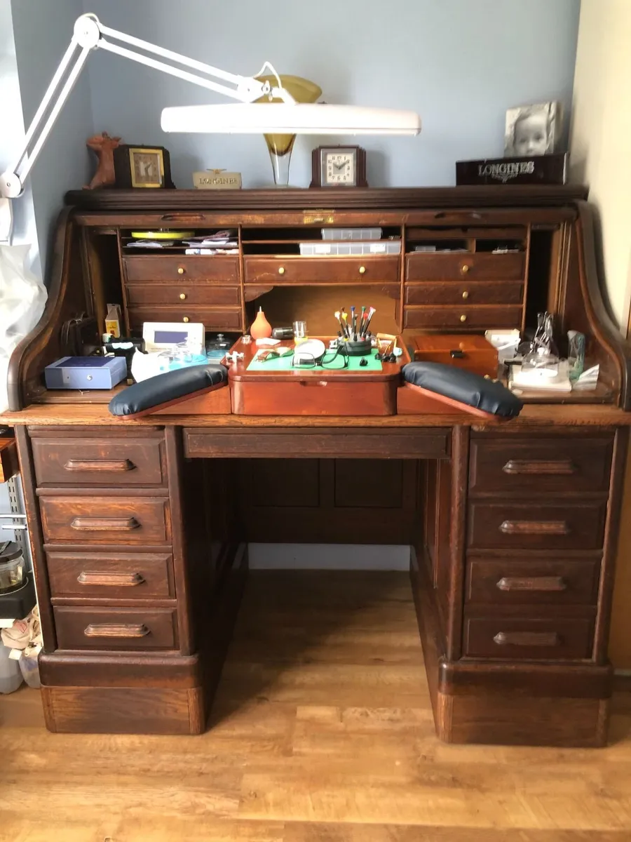 vintage watchmakers desk - Image 2