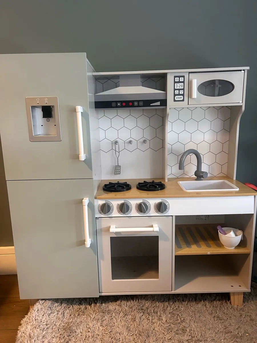 Kids Wooden Kitchen - Perfect Condition - Image 1