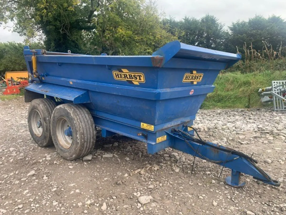 HERBST 12T DUMP TRAILER - Image 4