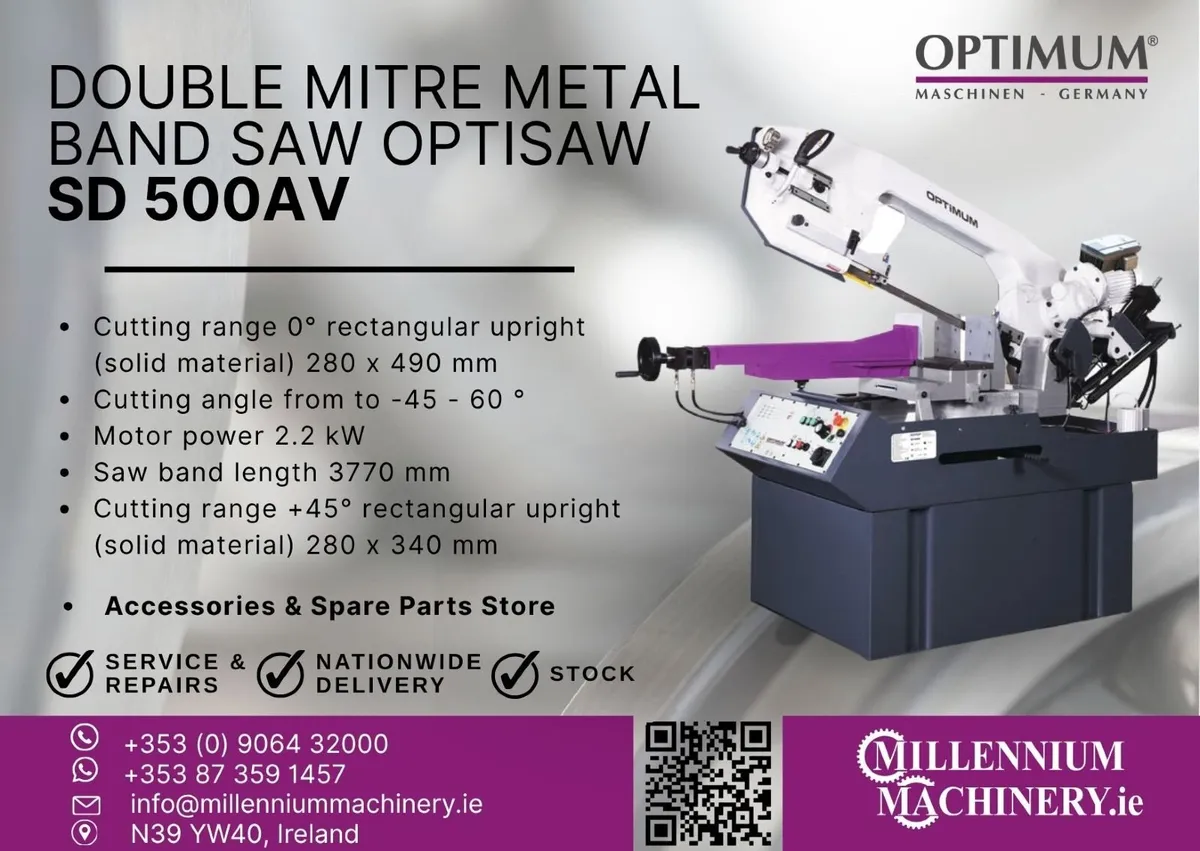 Double mitre metal band saw OPTIsaw SD 500 - Image 1