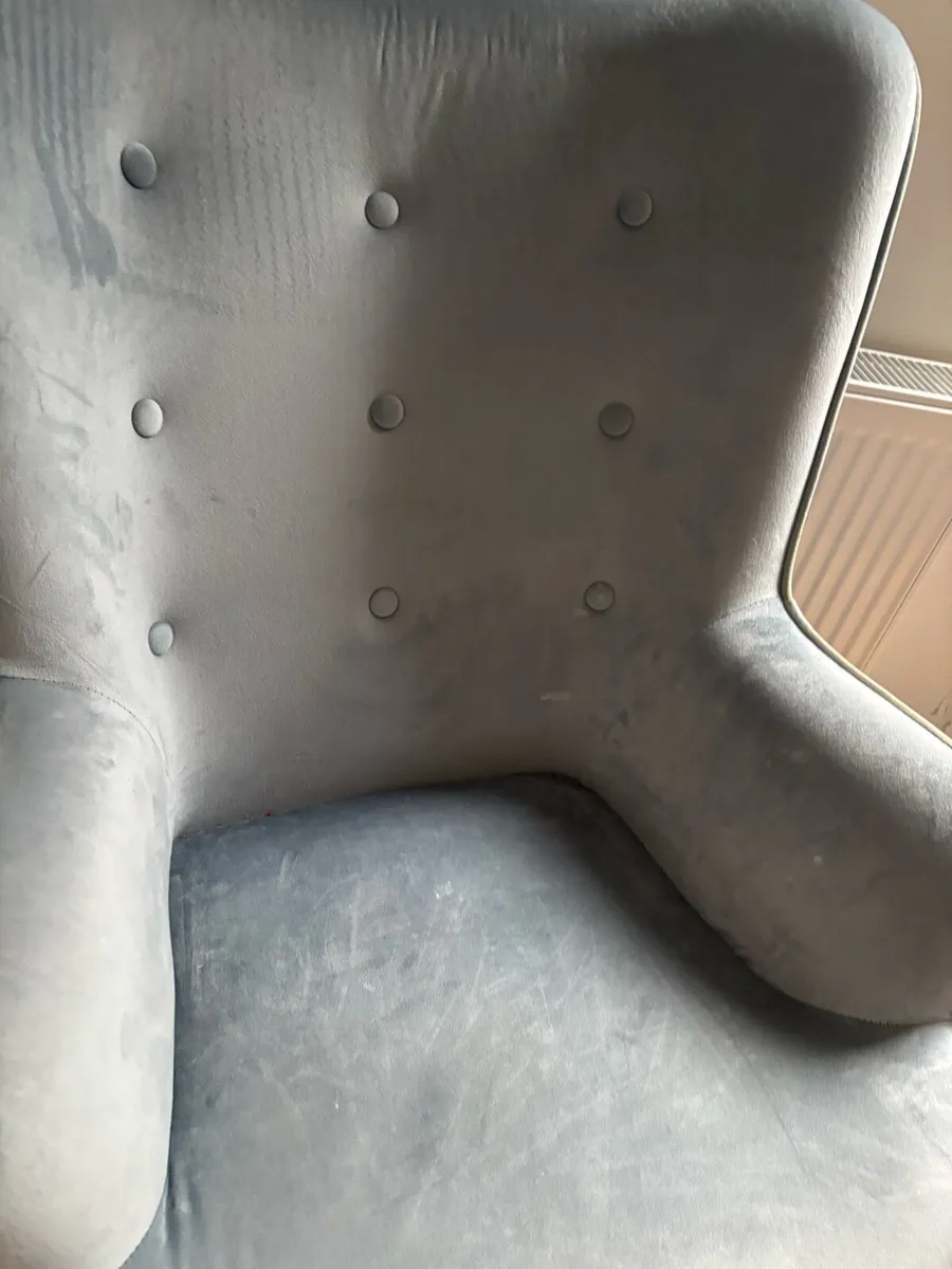 Armchair light blue - Image 2