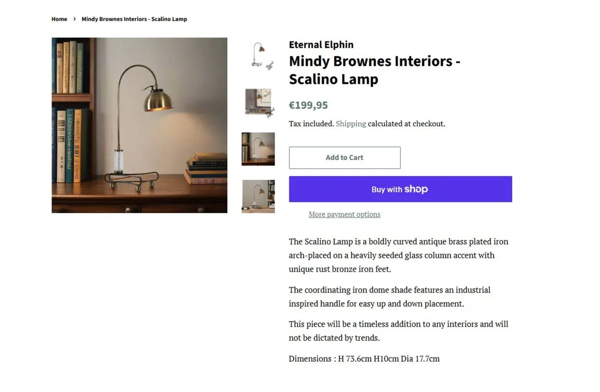 Mindy Browne Interiors Scalino Table Lamp - Image 2