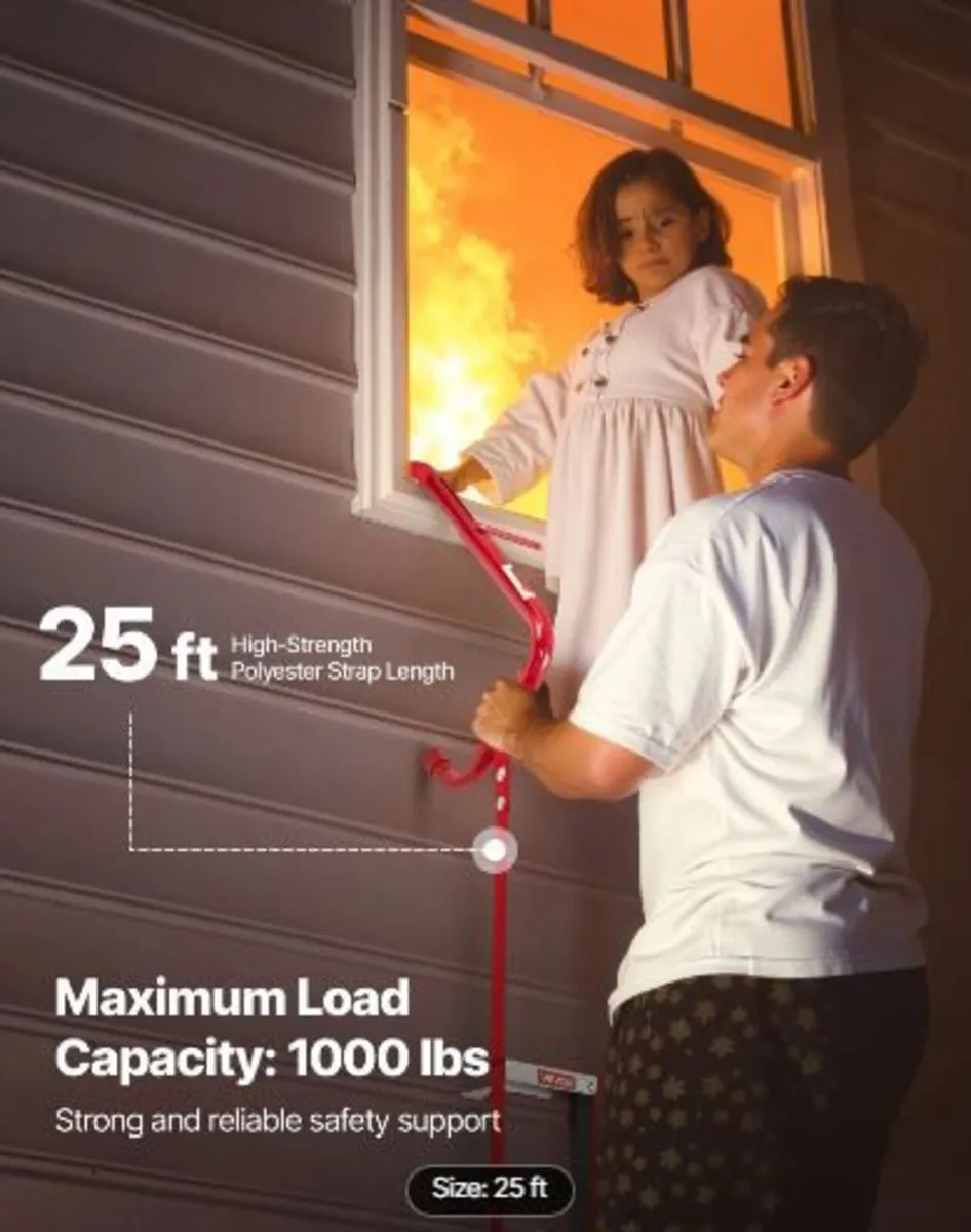 Fire Escape Ladder, 3-Story 7.62m - Image 4