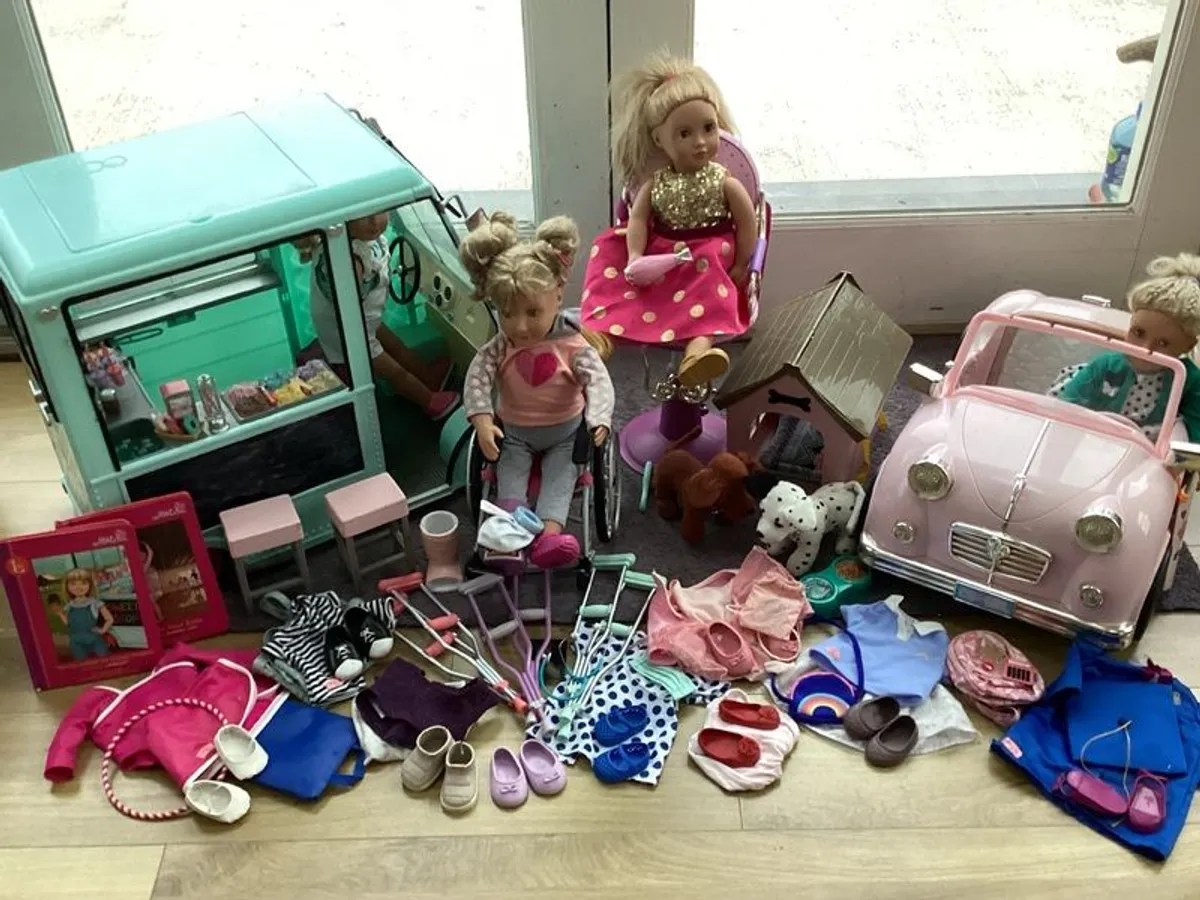 Our Generation Dolls and Accessories Bundle - Image 4