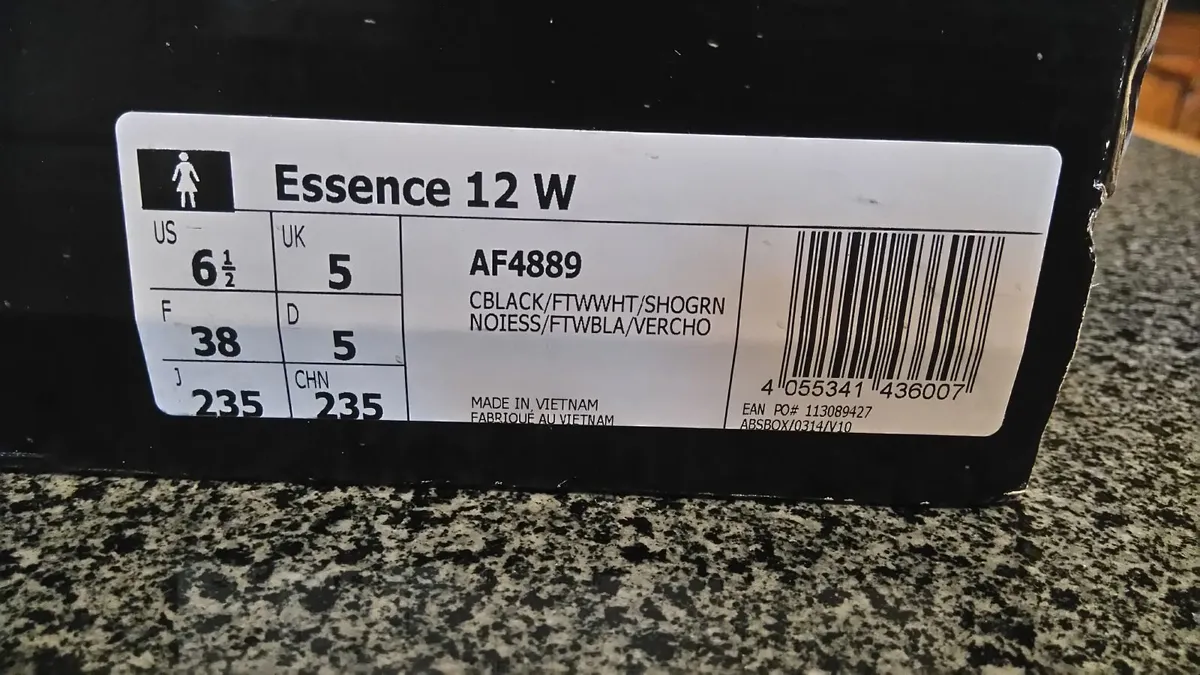 Adidas Essence 12 Indoor Court Shoes (Brand New). - Image 2