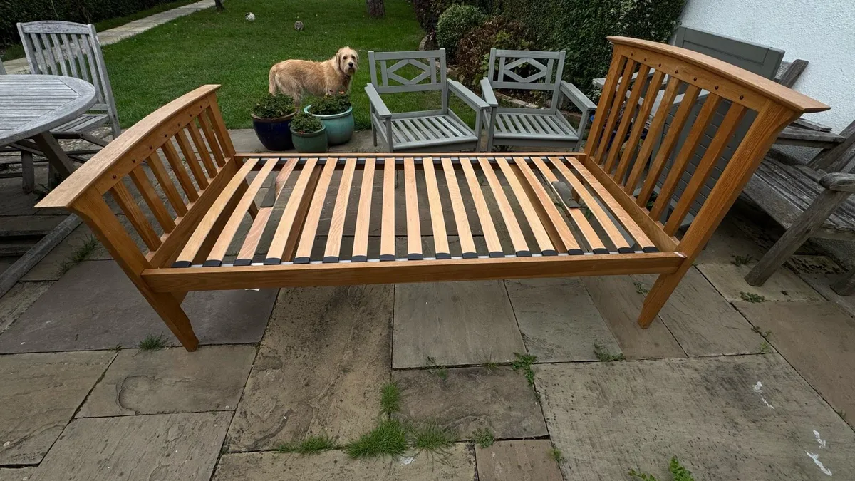 Wooden Single Bed - Image 2
