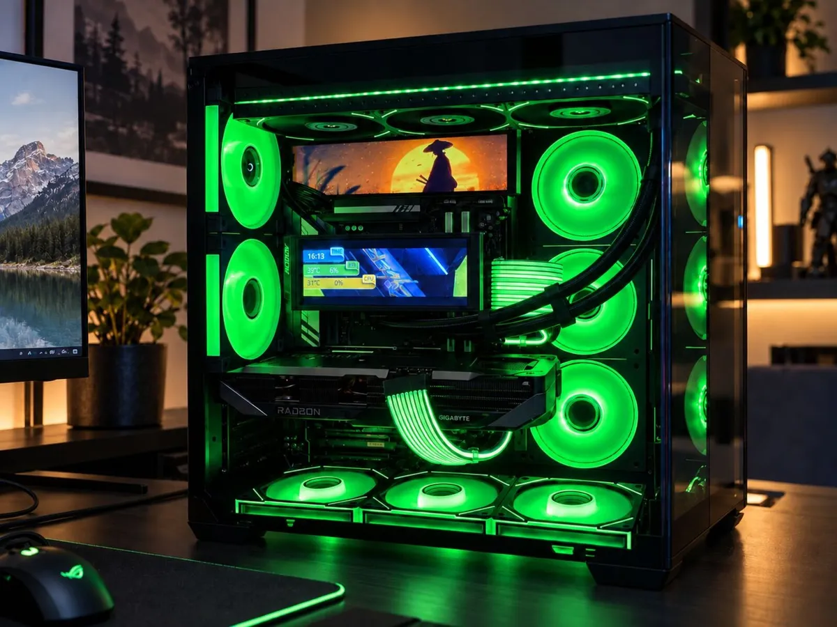 Gaming Pc Ryzen 7 7800x3d Rx 9070 32gb Ddr5 B850 W - Image 3