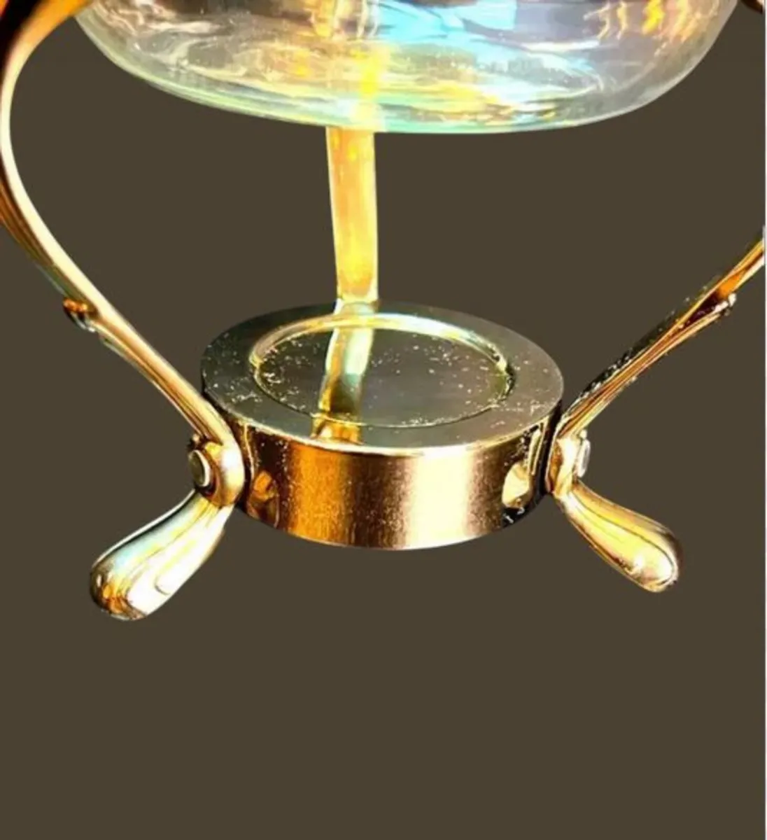 Vintage Harrods EPNS Glass Coffee / Tea Carafe - Image 3