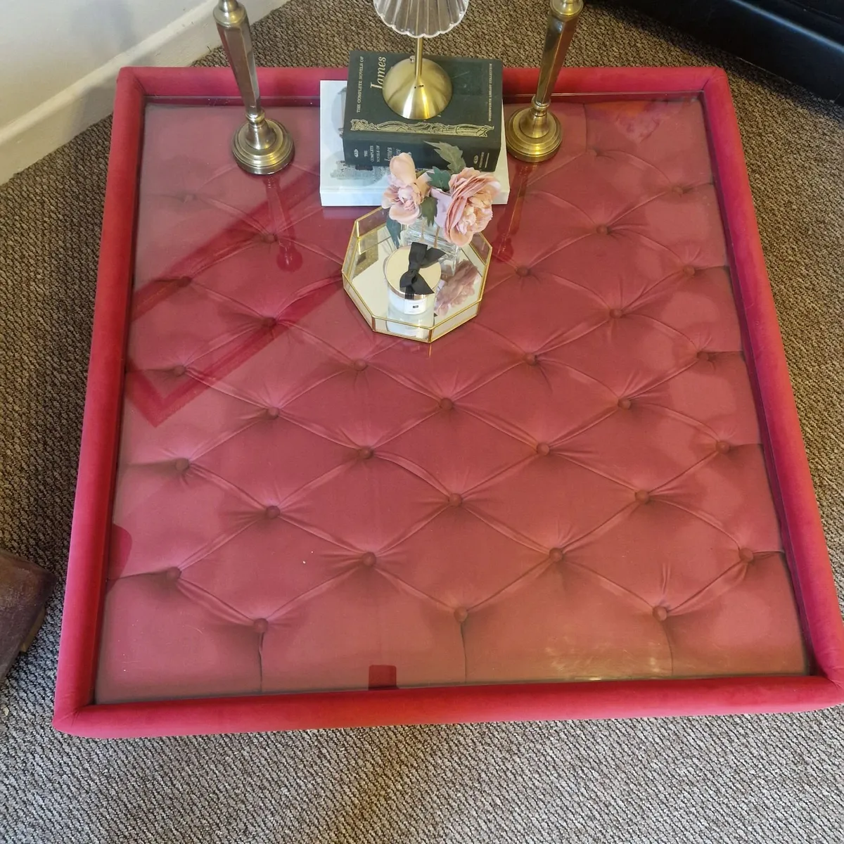 Chesterfield fusion pink coffee table - Image 3